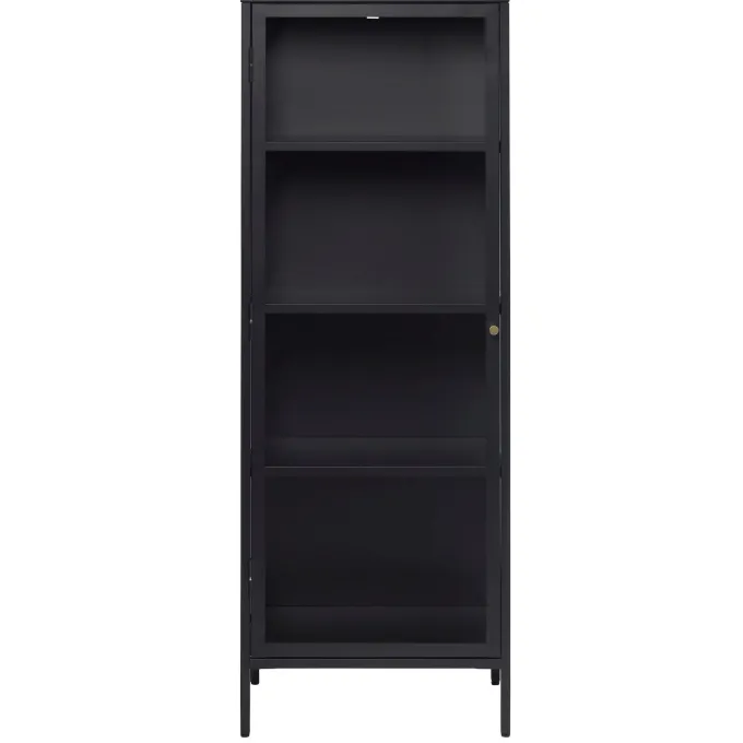 Milano Skåp 160 cm svart Glas