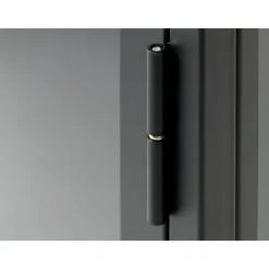 Milano Skåp 160 cm svart Glas