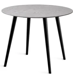Miles Matbord Ø 80 cm Runt Sandstenslaminat, Fyra träben