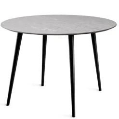 Miles Matbord Ø 110 cm Sandstenslaminat, Fyra träben