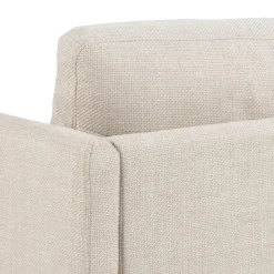 Milly 2-sits med schäslong Basel tyg Beige
