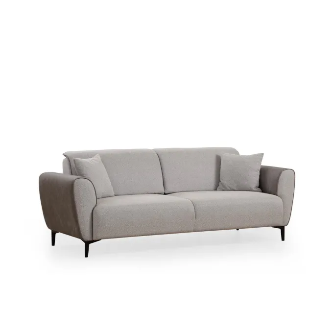 Minsk (215 x 85 cm) 3-sits bäddsoffa Grå