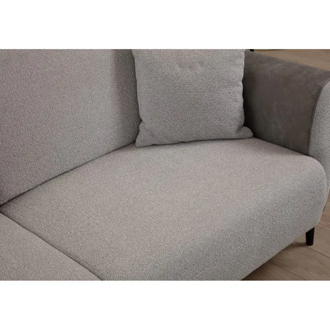 Minsk (215 x 85 cm) 3-sits bäddsoffa Grå