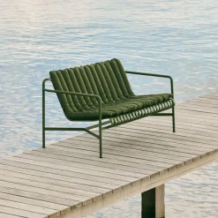 Mjuk Quiltad Dyna Till Palissade För Hög Loungestol, Antracit