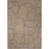 Modern Abstract Matta Beige