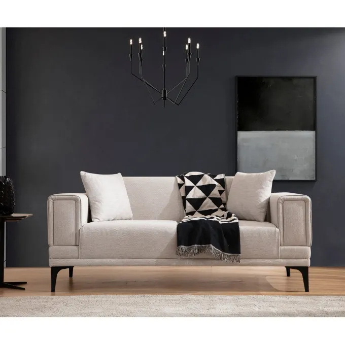 Monaco (170 x 85 x 77 cm) 2-sitssoffa Ecru