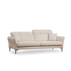 Muscat (230 x 100 x 96 cm) Vit 3-sitssoffa