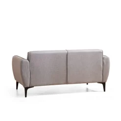 Muskat (160 x 67 x 95 cm) 2-sitssoffa Grå