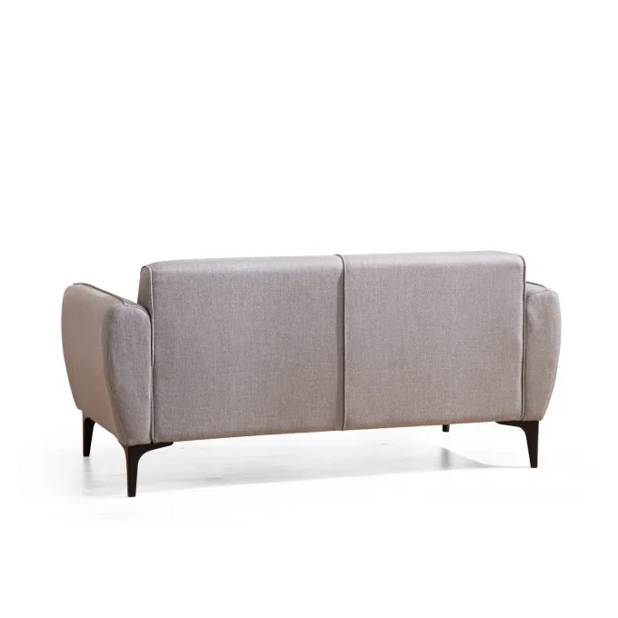 Muskat (160 x 67 x 95 cm) 2-sitssoffa Grå