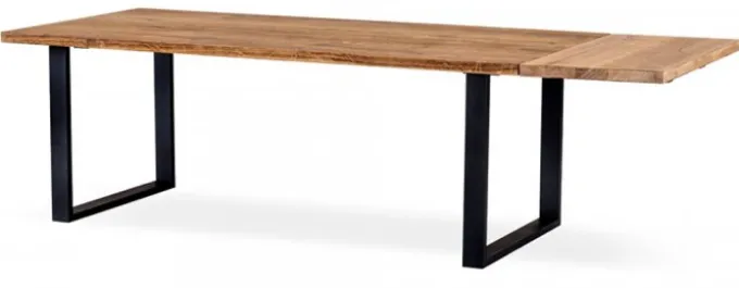 Narvik Matbord Ek/Svart 210cm