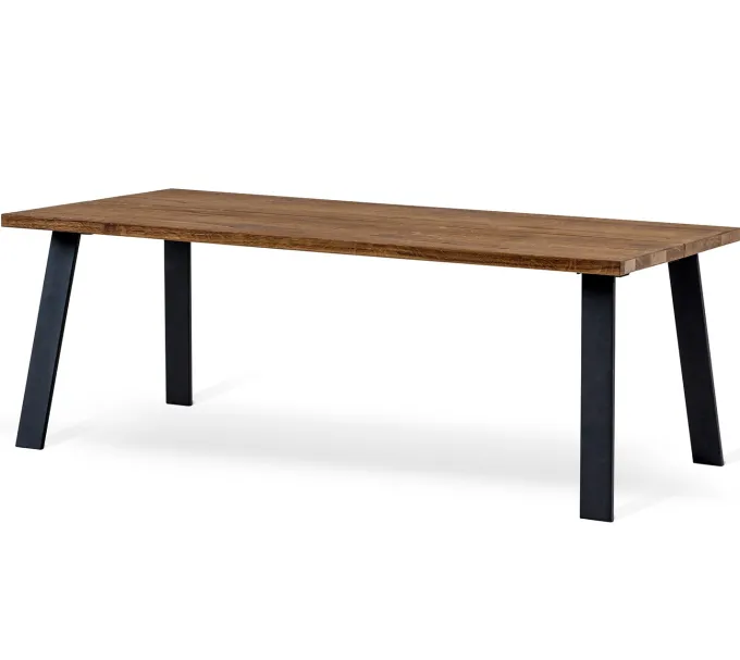 Narvik Matbord Ek/Svart 210cm