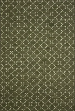 New Geometric Ullmatta Green Melange/Off White