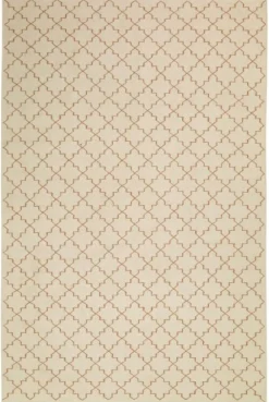 New Geometric Ullmatta Off White/Orange