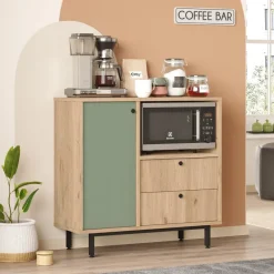Nicosia Sideboard ek / grön