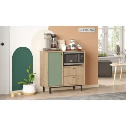 Nicosia Sideboard ek / grön