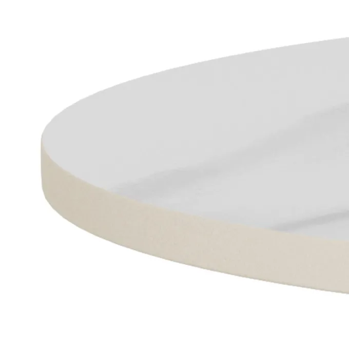 Nimbus Sidobord Keramik Vit 45 cm Runt