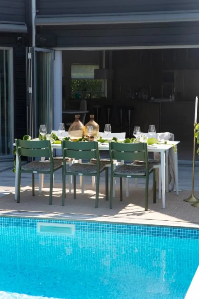 Nimes Bord 200x98 cm Vit