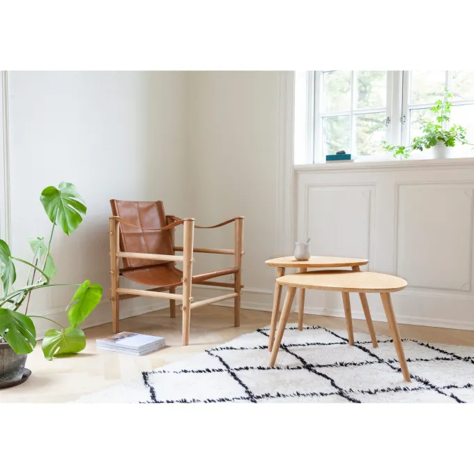 Noble 2-set Stor/Liten Satsbord Bambu
