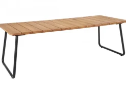 Nolli Matbord 175x90 cm Svart/Teak