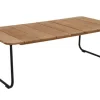 Nolli Soffbord 140x70 cm Svart/Teak