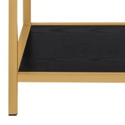 Notting Hill Bokhylla Asymmetrisk 185x77x35 cm Mässing
