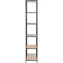 Notting Hill Bokhylla Asymmetrisk 185x77x35 cm Vitpigmenterad