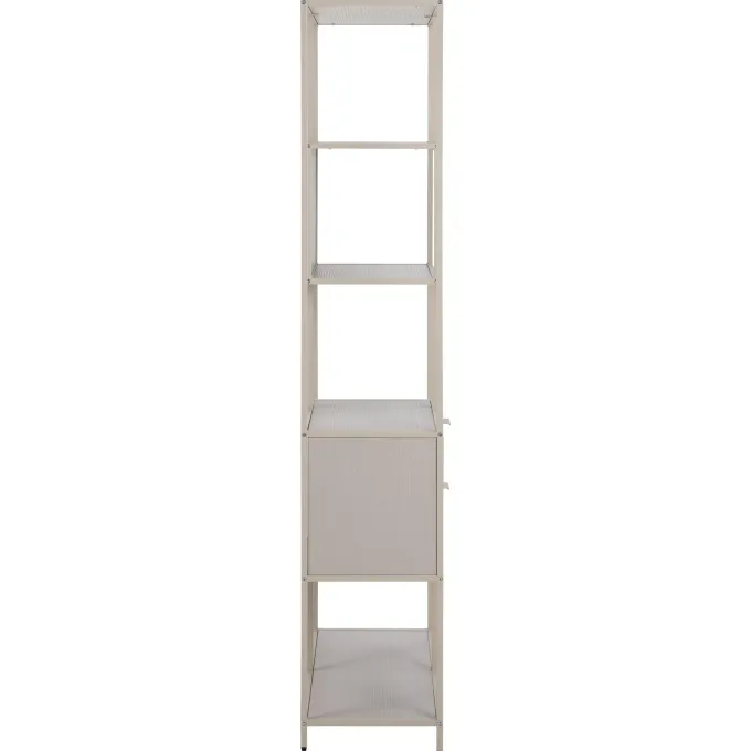 Notting Hill Bokhylla med 2 Lådor 185x77x35 cm Grå