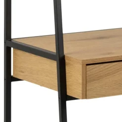 Notting Hill Bokhylla med Låda 174x77x36 cm Ek
