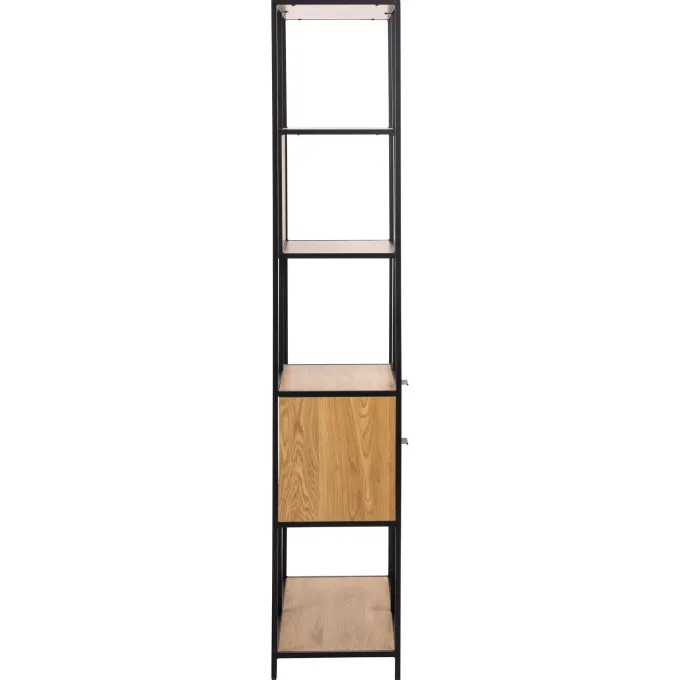 Notting Hill Bokhylla med 2 Lådor 185x77x35 cm Ek