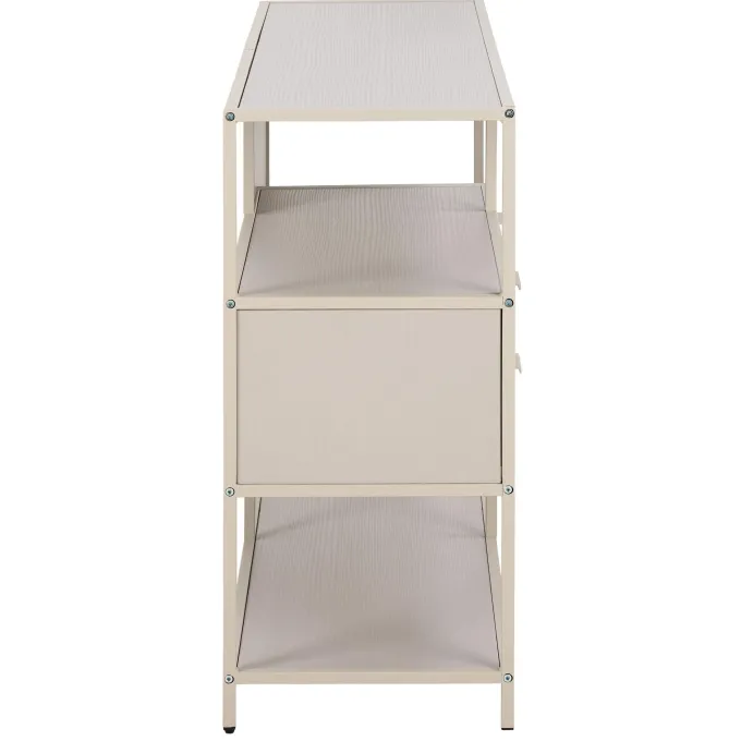 Notting Hill Bokhylla med 2 Lådor 78x114x35 cm Grå