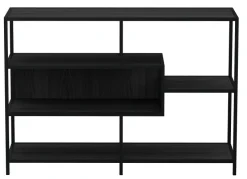 Notting Hill Bokhylla Panel 78x114x35 cm Svart