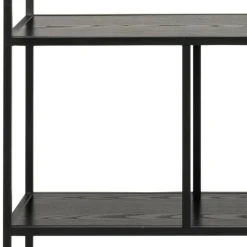 Notting Hill Bokhylla 150x135x35 cm Svart Ask