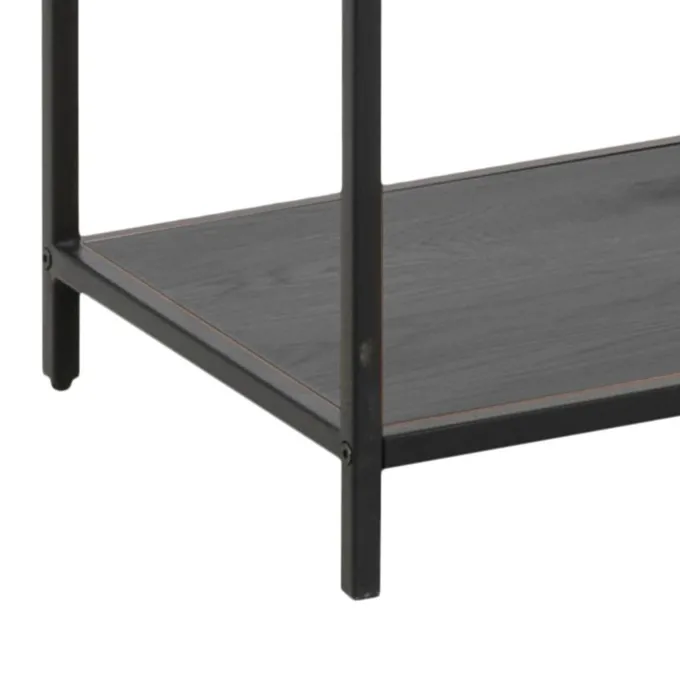 Notting Hill Bokhylla 185x114x35 cm Svart Ask