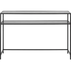 Notting Hill Konsolbord 120x35 cm Svart Ask