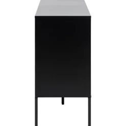 Notting Hill Sideboard 3 lådor 120x40x82 cm Svart/Ek