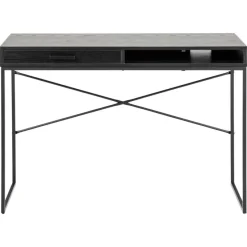 Notting Hill Skrivbord 110x45 cm Svart Ask