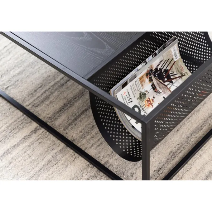 Notting Hill Soffbord 110x60 cm Svart Ask