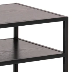 Notting Hill TV-bänk 120x33 cm Svart Ask