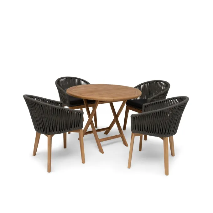 Nova Utebord Ø100 cm Brun