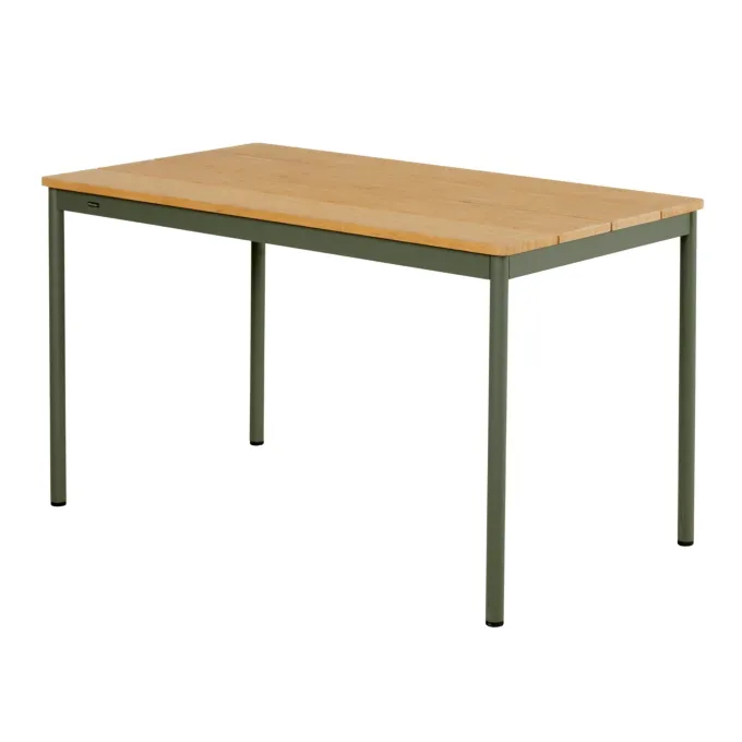 Nox Cafébord Nordic Green/Bambu, 125x70 cm