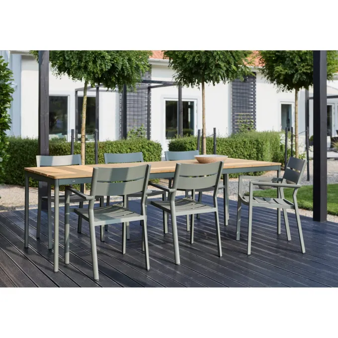 Nox Utebord Nordic Green/Bambu