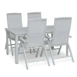 Nydala Utebord 96x150/200 cm Vit