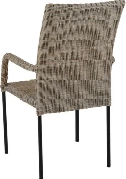 Nypon Karmstol Beige/Svart