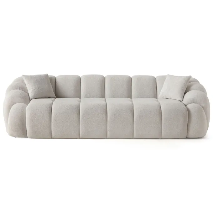 Octavio (268 x 70 x 80 cm) 4-sits soffa Vit