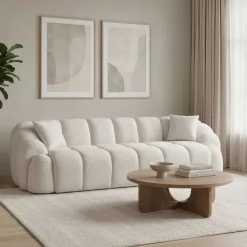 Octavio (268 x 70 x 80 cm) 4-sits soffa Vit