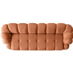 Octavio (268 x 70 x 80 cm) 4-sits soffa Kakelröd
