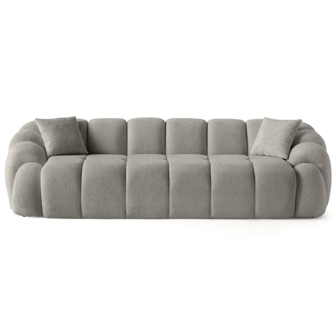 Octavio (268 x 70 x 80 cm) 4-sits soffa Grå