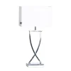 Omega Bordslampa 52 cm Krom/Vit