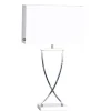 Omega Bordslampa 69 cm Krom/Vit
