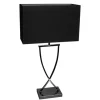 Omega Bordslampa 69 cm Svartkrom/Svart